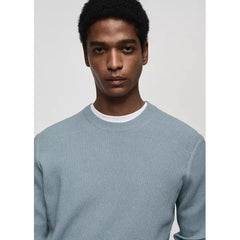 MANGO Men's Slim-Fit Ribbed Cotton Knit Sweater