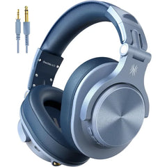 OneOdio A70 Bluetooth Over Ear Headphones, Wireless Headphones w/ 72H Playtime, Hi-Res, 3.5mm/6.35mm Wired Audio Jack for Studio Monitor & Mixing DJ Guitar AMP, Computer Laptop PC Tablet