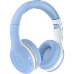 EarFun K2 Kids Bluetooth Headphones, Kids Headphones with Volume Limited, 40H Playtime, Built-in Mic, Stereo Sound, Foldable Over-Ear Headphone for School/Travel/iPad/Tablet