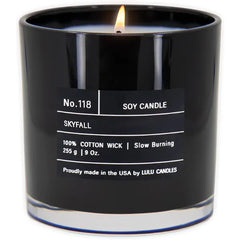 Lulu Candles Smells Warm & Woody Luxury Scented Soy Jar Candle Hand Poured in The USA Highly Scented Long Lasting .
