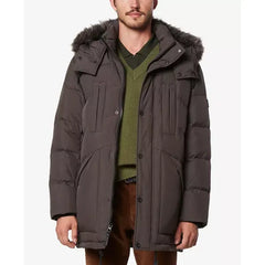 Men's Tremont Down Parka with Faux Fur Trimmed Removable Hood