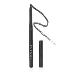 Palladio Retractable Waterproof Eyeliner, Richly Pigmented Color and Creamy, Slip Twist Up Pencil Eye Liner, Smudge Proof Long Lasting Application, All Day Wear, No Sharpener Required