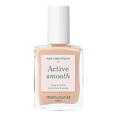 Manucurist Active  Nail Concealer Polish & Care 2 in 1 Nude Nail Polish Nail Strengthener and Growth No Lamp Nail Concealer Ridge Filler for Nails Beige Finish