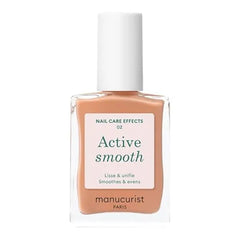 Manucurist Active  Nail Concealer Polish & Care 2 in 1 Nude Nail Polish Nail Strengthener and Growth No Lamp Nail Concealer Ridge Filler for Nails Beige Finish