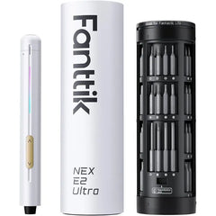 Fanttik E2 Ultra Mini Electric Screwdriver, Cordless Screwdriver, Max 0.6N.m, 50 Magnetic Bits, 5/32 Hex, Magnetic Storage, Repair Tool for Electronics, Camera, Laptop, and PC Build