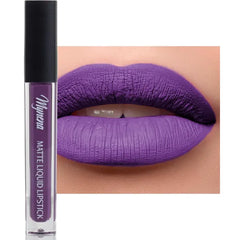 Mynena Liquid Matte Lipstick Long-Lasting Waterproof | Lightweight Comfortable Non-Drying | High Pigment Intense Color Lip Stain | Paraben-Free Talc-Free Vegan & Cruelty-Free