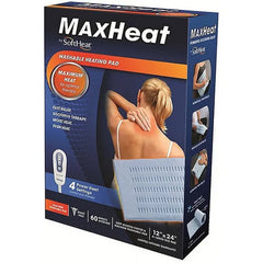 SoftHeat Soothing Therapy Heating Pad - King Size, Moist or Dry Heat