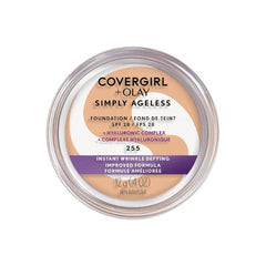 COVERGIRL Simply Ageless Instant Wrinkle Defying Foundation, SPF 28, Hyaluronic Complex & Vitamin C