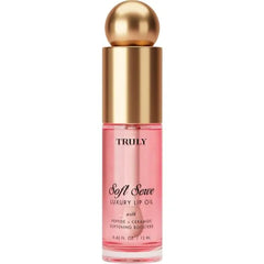 Truly Beauty Luxury Peptide Lip Oil Hydrating Plump Formula Peptides, Vitamin E & Ceramides Plumping Skincare Formula Softens Dry, Chapped Lips Non Sticky, Glossy Finish