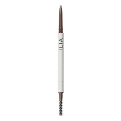 ILIA In Full Micro Tip Brow Pencil with Spoolie Buildable Pigment, Fade Resistant Safe for Sensitive Eyes, Fragrance + Silicone Free Non Toxic, Vegan Clean Makeup