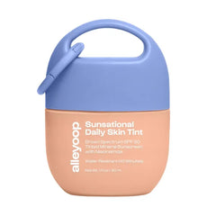 Alleyoop Sunsational Tinted Moisturizer SPF 50 for Face Broad Spectrum - 100% Mineral Face Sunscreen with Jojoba, Hydrating & Soothing Tinted Sunscreen, Vegan & Cruelty-Free