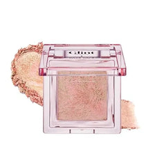 Glint Marble Highlighter Korean Makeup. Inspired Baked for Smooth, Radiant Glow, Long Lasting Wear. Enriched with Micro Pearl Particles