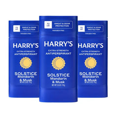 Harry's Extra-Strength Antiperspirant Deodorant, Sweat & Odor Control Antiperspirant for Men - 2.5 oz Pack of 3