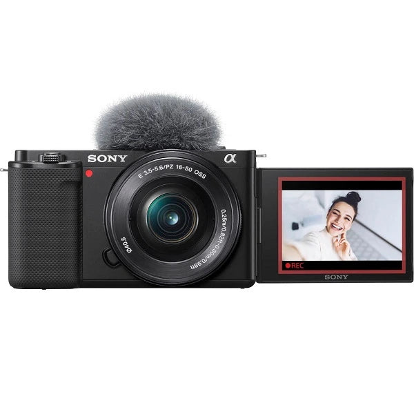 Sony Alpha ZV-E10 Mirrorless Vlog Camera With 16-50MM Lens (ZV-E10L/BQ) - Black