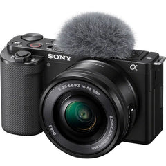 Sony Alpha ZV-E10 Mirrorless Vlog Camera With 16-50MM Lens (ZV-E10L/BQ) - Black