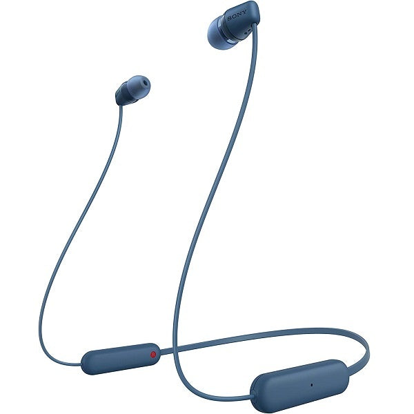 Sony WI-C100 Wireless In-Ear Bluetooth Headphones with Built-in Microphone (WI-C100/LZ) - Blue