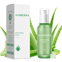 Aloderma Organic Aloe Vera Face Serum Collection – 4 Professional Serums for Sensitive, Dull, Dry & Aging Skin – 1.7oz / 50ml