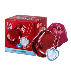 fwee Glowy Jelly Pot + Keychain SET Dewy Jelly Lip & Blush Color, Tinted Glow Jelly Balm, Dewy Buildable Finish