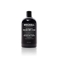 Brickell Men's Rapid Wash, Natural and Organic 3 in 1 Body Wash Gel for Men, 16 Ounce