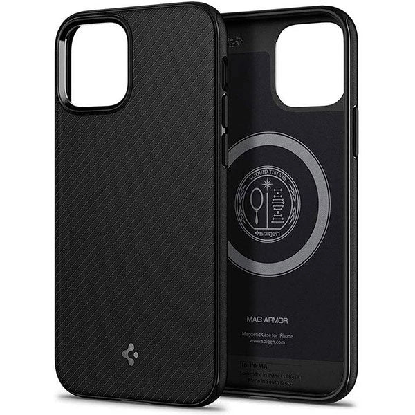 Spigen Core Armor Mag Case for iPhone 12 and 12 Pro - Matte Black