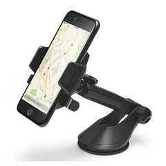 Spigen Kuel One Tap Car Phone Mount for Dashboard Windshield Car Phone Holder for Most Smartphones – Black