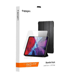 Spigen Smart fold Case with Screen Protector Bundle Pack Compatible iPad Pro – Black