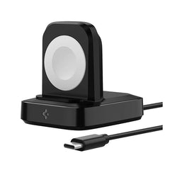 Spigen Watch Charger Stand MFi Certified Fast Charger with Nightstand Mode for Apple Watch