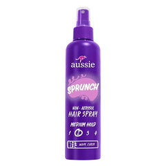 Aussie Non-Aerosol Hairspray with Jojoba Oil & Sea Kelp, 8.5 Fl Oz (Pack of 3) – Long-Lasting Hold & Natural Shine, Perfect for Scrunching & Texturizing
