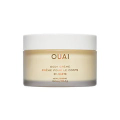 OUAI Body Cream Travel Size, Hydrating Whipped Body Cream with Cupuaçu Butter, Coconut Oil & Squalane - Softens Skin and Delivers Healthy Radiant -Looking Glow - Sulfate Free Skin Care (3.4 Oz)