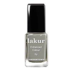 LONDONTOWN lakur Nail Polish Chip-Resistant, Non Toxic, Conditions & Hydrates Nails Glossy Cool Green.