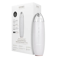 GESKE SmartAppGuided MicroDermabrasion Blackhead Remover 7 in 1 Blackhead Remover Electric Pore Cleaner Innovative Vacuum Cup Beauty Tool Skin Cleansing Device Skincare Device
