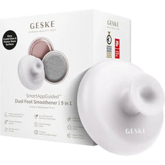 GESKE Dual Foot Smoothener 9 in 1 Two-Sided Foot File Pumice Stone & Nano Crystalline Glass for Soft, Smooth Feet Advanced Callus Removal & Exfoliation Ideal for Your Pedicure Set