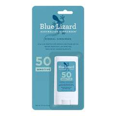 BLUE LIZARD Sensitive Mineral Sunscreen SPF 50+ – Zinc Oxide Broad Spectrum UVA/UVB Protection for Sensitive Skin