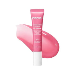 VIDIVICI Peptide Butter Tint Balm 10 Color Variants, Moisturizing Lip Tint with Melting Peptide Complex & Sheer Tinted Glow