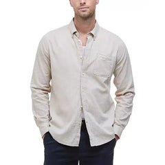 Barbour Men's Nelson Tailored-Fit Solid Button-Down Shirt