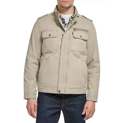 Men's Cotton Zip-Front Jacket