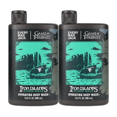 Every Man Jack Game of Thrones Collectors Body Wash Gift Set - Body Washes with Clean Ingredients & Westeros Inspired Scents - 13.5 Fl Oz