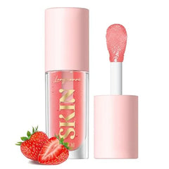 LANGMANNI Lip Oil,No Sticky Gloss Lip Balm Lip Care,Fruit Flavoured Lip Oil For Dry Lip's Moisturizing Hydrating And Nourishing