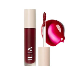ILIA Overglaze Hydrating Lip Gloss Long Wear, Non Sticky, 24 Hour Hydration Smooth + Plump Vegan + Silicone, Gluten, Nanoparticles