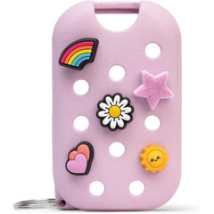 Touchland x Crocs Limited Edition Mist Case, Stylish Hand Sanitizer Spray Accessory, with 5 JibbitzTM Charms and Keyring