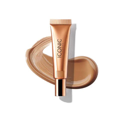 ICONIC LONDON Sheer Bronze | Lightweight Liquid Buildable Bronzer, Cruelty Free, Vegan Makeup, 0.42 Fl oz