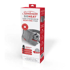 Sunbeam GoHeat USB Powered Heating Pad - Light Gray