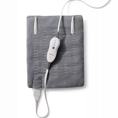 Sunbeam Premium Heating Pad 12" x 15" with Compact Storage - Gray