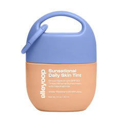 Alleyoop Sunsational Tinted Moisturizer SPF 50 for Face Broad Spectrum - 100% Mineral Face Sunscreen with Jojoba, Hydrating & Soothing Tinted Sunscreen, Vegan & Cruelty-Free