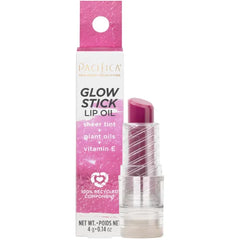 Pacifica Lipstick Oil – Glow Stick Lip Tint Oil - Hydrating Tinted Lip Balm with Vitamin E for Moisturized Lips, Sheer Tint & Natural Gloss, Vegan & Cruelty-Free