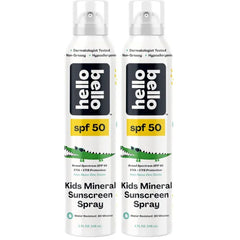 Hello Bello Kids Mineral Sunscreen SPF 50 Bundle – Lotion, Spray & Broad Spectrum UVA/UVB Protection, Water Resistant, 5 oz