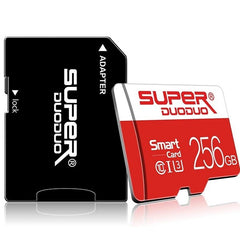 Superduoduo Micro SD Class 10 Memory Card With Adapter 256GB