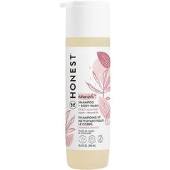 The Honest Company 2-in-1 Cleansing Shampoo + Body Wash for Baby & Kids | Tear-Free, Hypoallergenic, Naturally Derived Formula