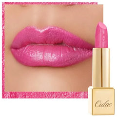 Oulac Lipstick for Women with Metallic 3D Shine Lightweight Hydrating Formula, High Impact Lip Color, Vegan Beauty, Full Coverage Lip Makeup