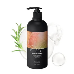 BANANAL Korean Shampoo with Rosemary Sulfate, Silicone & Paraben Free Scalp Care Formula Strengthens, Hydrates & Refreshes Hair with Proteins & Botanical Extracts 500ml 13.5 fl oz